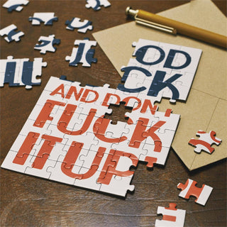 Good Luck Puzzle Card