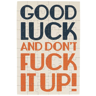 Good Luck Puzzle Card