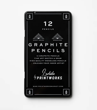 12 Pack Colour Pencils - Graphite