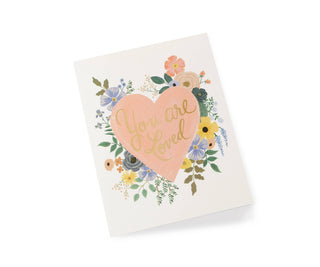 You Are Loved Heart Card