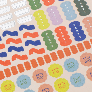 Planner Stickers Silver
