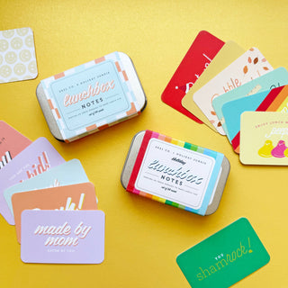 Everyday lunchbox notes set