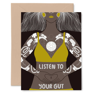 Listen to Your Gut Card