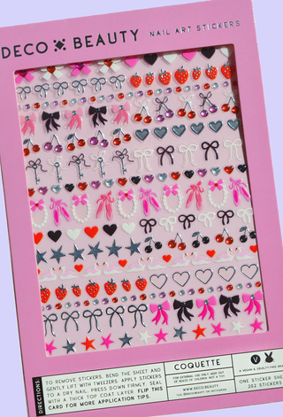 Deco Beauty - Nail Art Stickers - COQUETTE