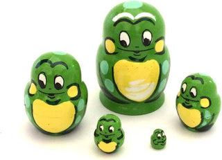 Mini Frog Nesting Doll 5pc/1.25"