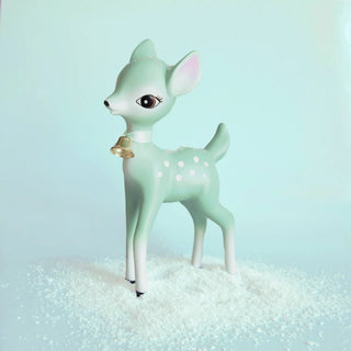 Holiday Retro Deer Figurine | Mint