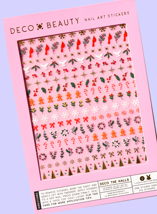 Deco Beauty - Nail Art Stickers - DECO THE HALLS (Holiday)
