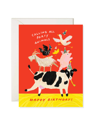 Party Animal Birthday Card