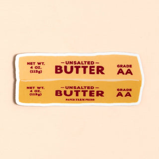 Paper Farm Press - Butter Decal Sticker