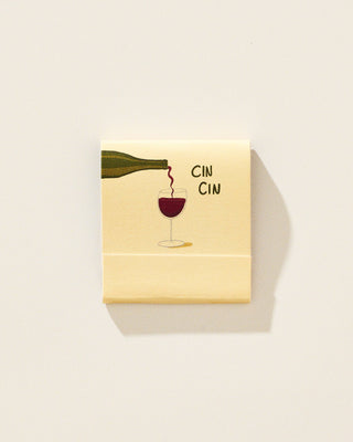 Wine Printed Stem Matchbook