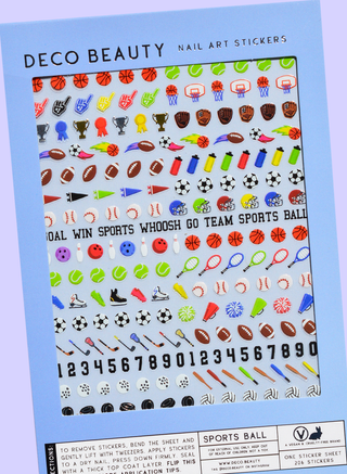 Deco Beauty - Nail Art Stickers - SPORTS BALL
