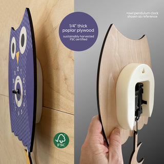 Monstera Pendulum Clock