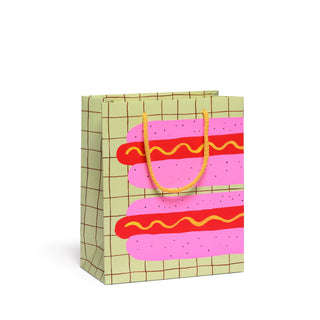 Neon Hot Dog medium gift bag