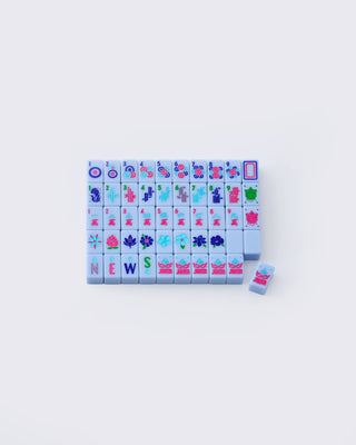 Parisian Blue Mahjong Travel Set