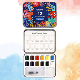 Watercolor Set with Brush - Essential