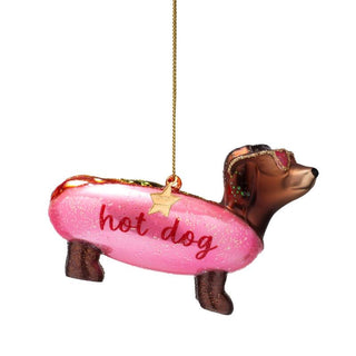 Hot Dog Dachshund Ornament
