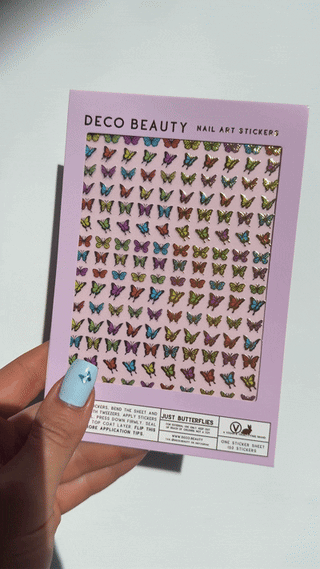 Deco Beauty - Nail Art Stickers - JUST BUTTERFLIES