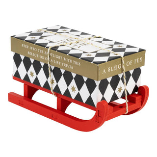 Movie Trivia Christmas Mini Sleigh - 2.6'' | Christmas Game |