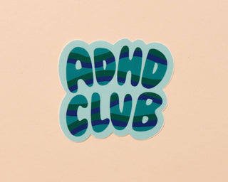 ADHD Club Vinyl Sticker