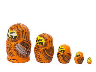 Mini Owl Nesting Doll 5pc./1"