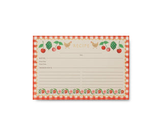 Pack of 12 Cherry Farm Recipe Cards