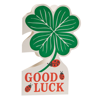 Good Luck Clover Card