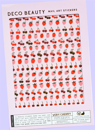 Deco Beauty - Nail Art Stickers - VERY CHERRY