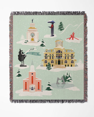 Hamilton Christmas Blanket