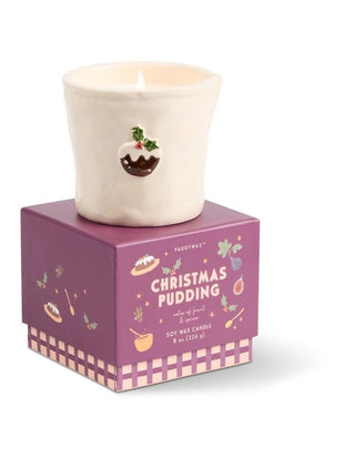 Embossed Christmas Pudding in Printed Box