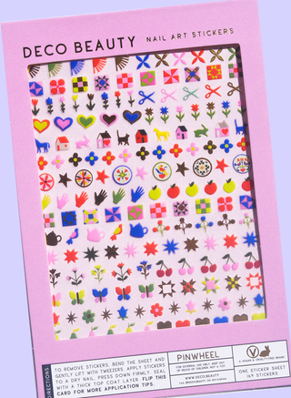Deco Beauty - Nail Art Stickers - PINWHEEL