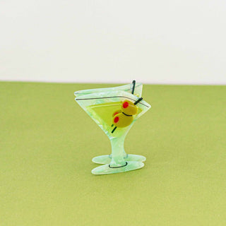 Jenny Lemons - Large Martini Hair Claw Clip