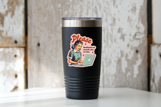 Please Hesitate to Reach Out To Me Sticker - introvert