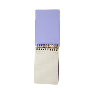 Large Chunky Notepad - Lilac + Ochre Stripes