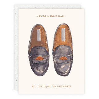 Penny Loafers - Father's Day Card