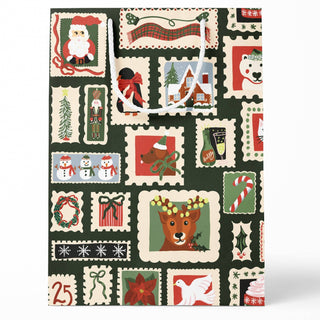 North Pole Post Medium Paper Gift Bag