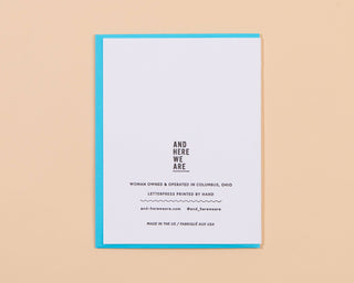 Appley Ever After Letterpress Greeting Card