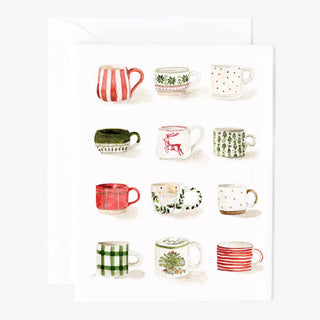 Christmas mugs notecards