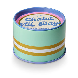 Chalet All Day Slopeslide Tin Candle