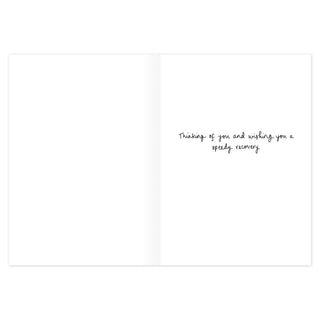 Dog & Bunny Get Well Card