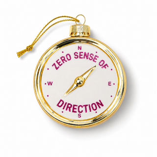 Zero Sense of Direction - Compass Ornament