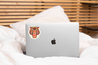 Easy Tiger Sticker - strong women, girls power, feminist