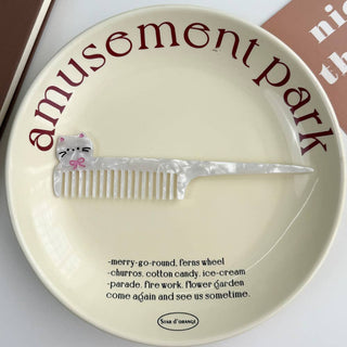 Whimsical Animal Acetate Combs，Vegetable Portable Hair Tools