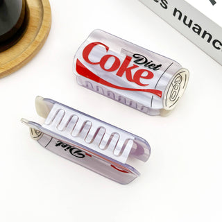 Diet Coke Bottle Hair Claw Clip