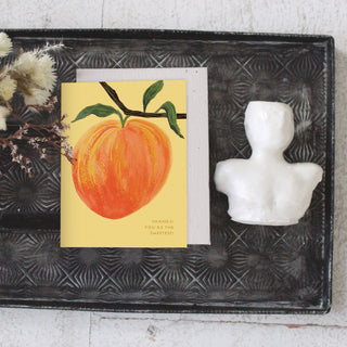 Peach - Thank You Card
