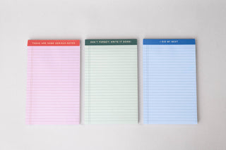 Mini Legal Pad Set of 3