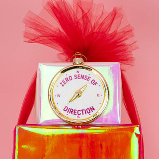 Zero Sense of Direction - Compass Ornament