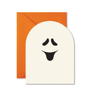 Ghost arch die-cut folded Greeting Card