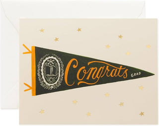 Congrats Pennant Card