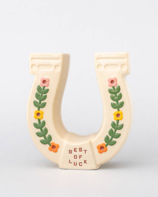 Horseshoe Ceramic Vase