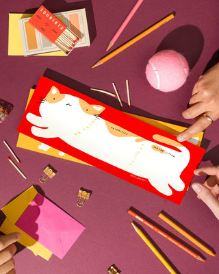 Cooper Cat Desk Planner – Punny Daily Planner Notepad